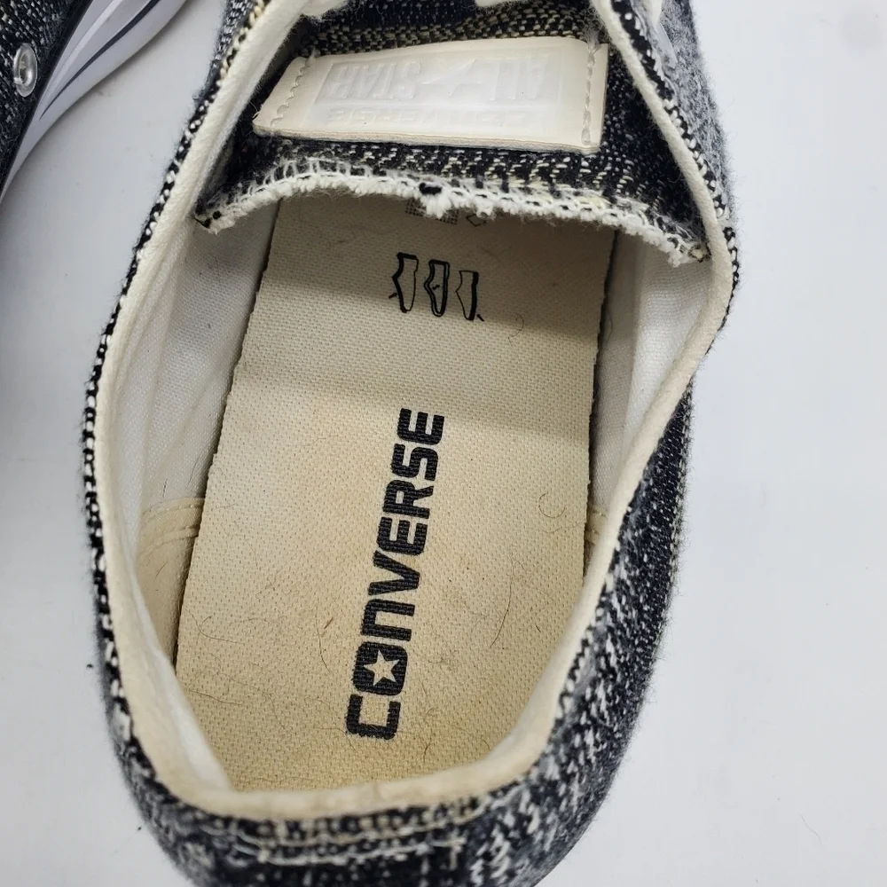 Converse Shoes Mens 11 Womens 13 All Star 149538C Sneakers Dobby Weave